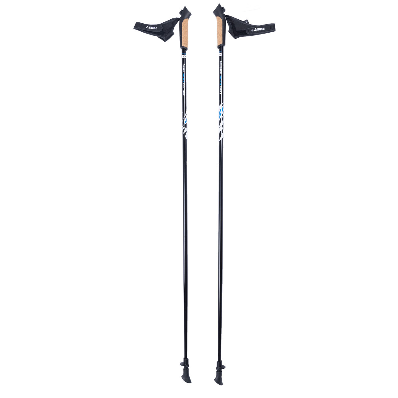Trekingové palice Yate Nordic walking Carbon - čierne, 110