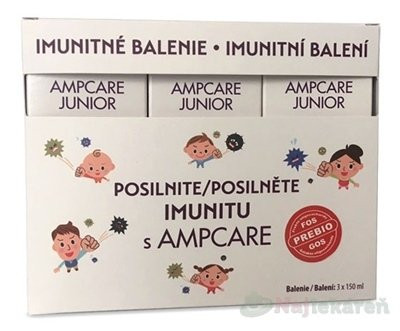 AMPCARE JUNIOR IMUNITNÉ BALENIE, sirup 2x150 ml