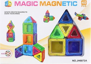 Lamps Magnetická stavebnica 40 ks