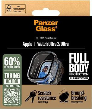 PanzerGlass Apple Watch Ultra 2/Ultra čirý s ochranným sklem