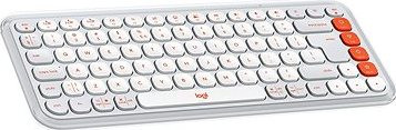 Logitech Pop Icon Keyboard, Off-white – US INTL