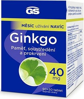 GS Ginkgo 40 mg, 90 + 30 tabliet