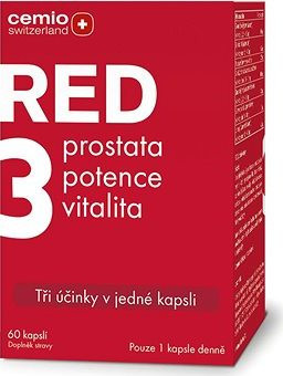 Cemio RED3, 60 kapsúl, silnejšie