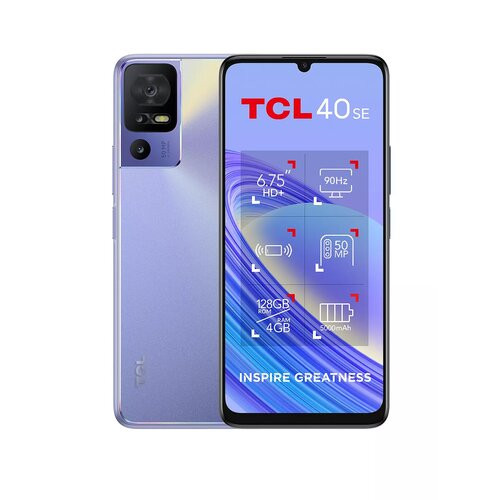 TCL 40SE 4GB/128GB, Fialová - SK distribúcia