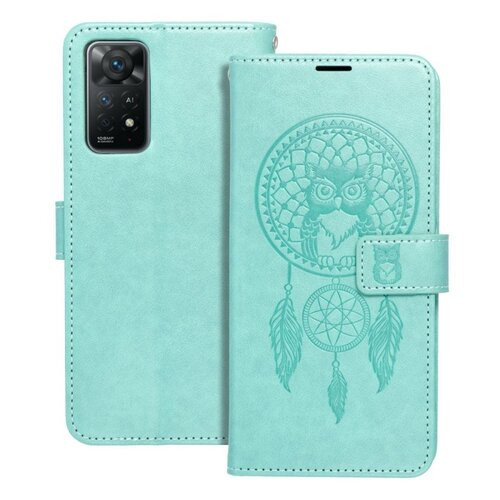 Puzdro Mezzo Book Xiaomi Redmi Note 11/11S vzor dreamcatcher - zelené
