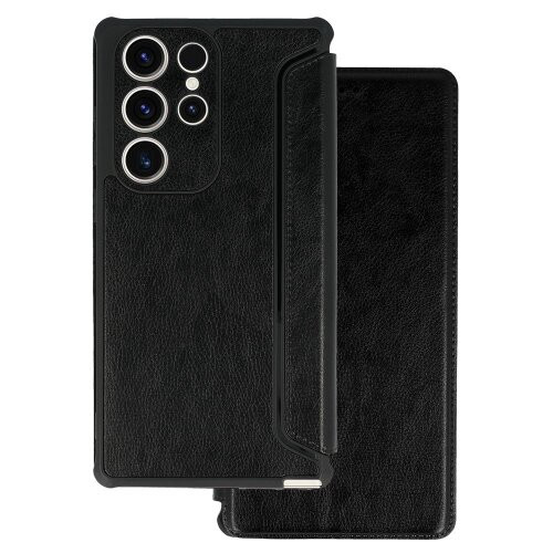 Puzdro Razor Leather Book Samsung Galaxy S20 FE - čierne