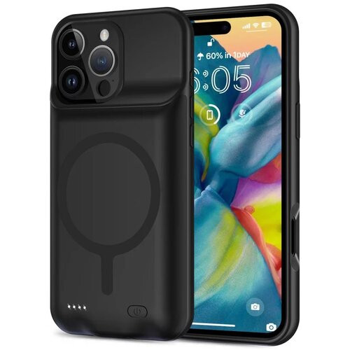 Puzdro Tech-Protect Powerbank iPhone 16 Pro Max, 8500 mAh - čierne