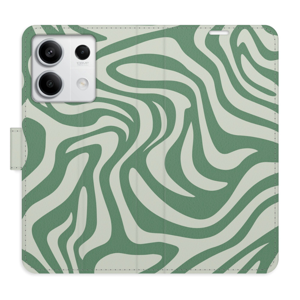 Flipové puzdro iSaprio - Zebra Green 02 - Xiaomi Redmi Note 13 5G