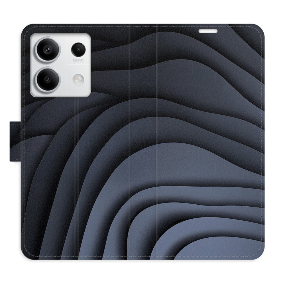 Flipové puzdro iSaprio - Dark Waves - Xiaomi Redmi Note 13 5G