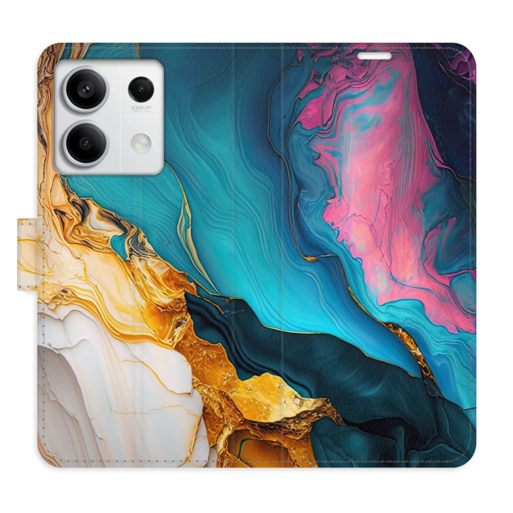 Flipové puzdro iSaprio - Colourful Marble - Xiaomi Redmi Note 13 5G