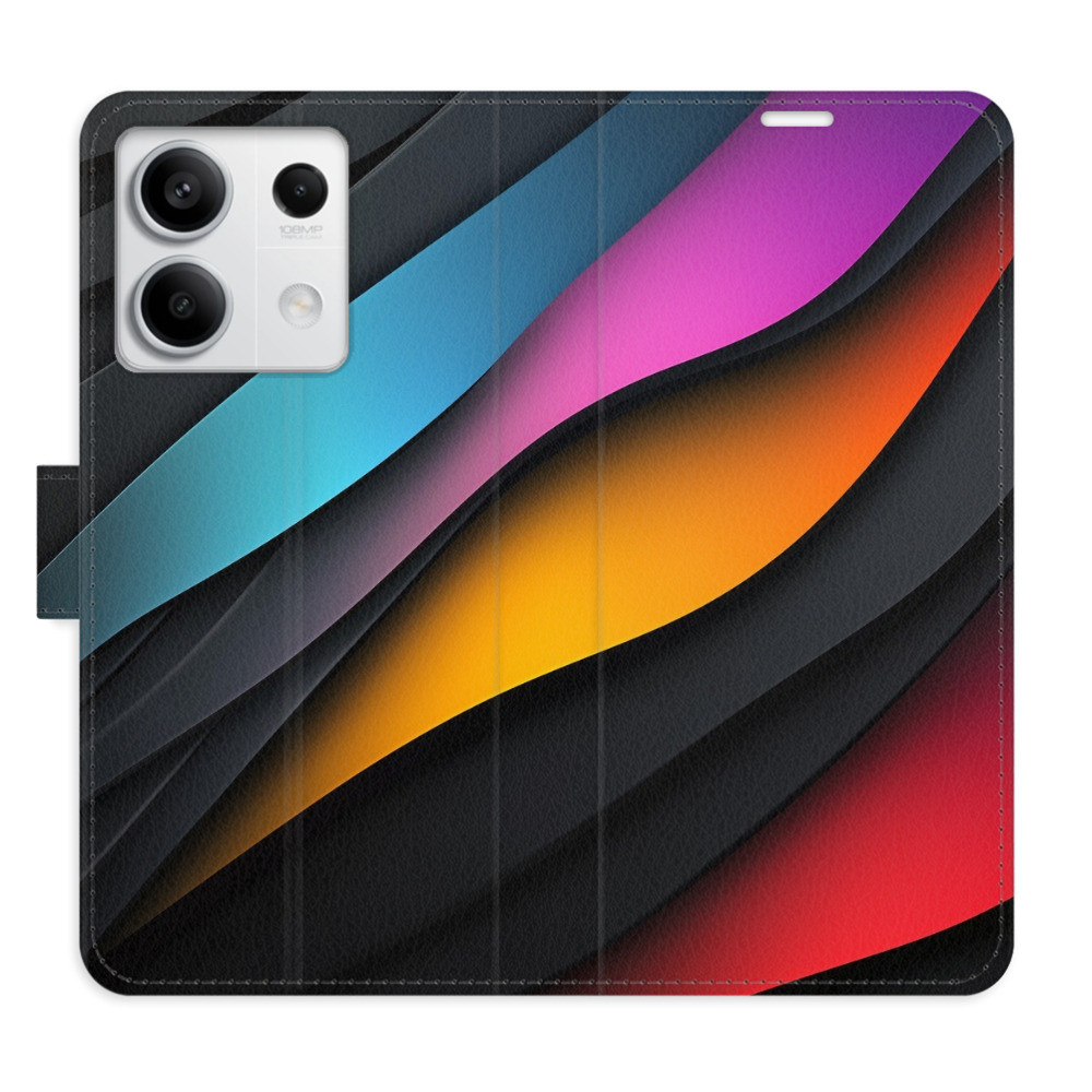 Flipové puzdro iSaprio - Color Waves - Xiaomi Redmi Note 13 5G