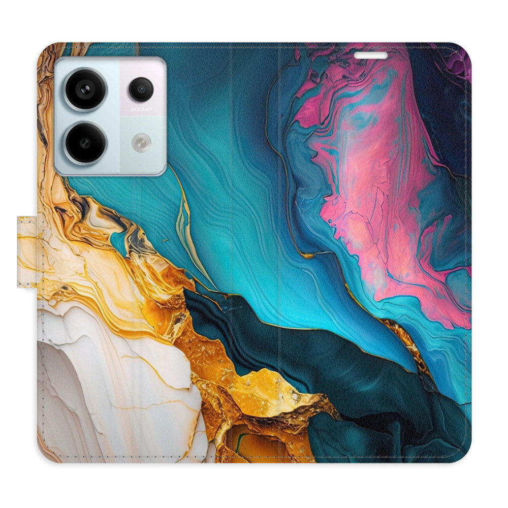 Flipové puzdro iSaprio - Colourful Marble - Xiaomi Redmi Note 13 Pro 5G / Poco X6 5G