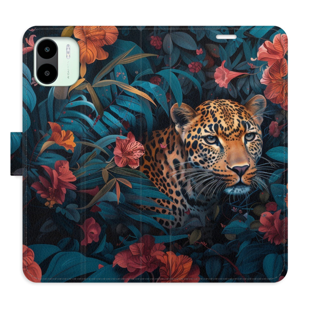 Flipové puzdro iSaprio - Flower Jaguar 02 - Xiaomi Redmi A1 / A2