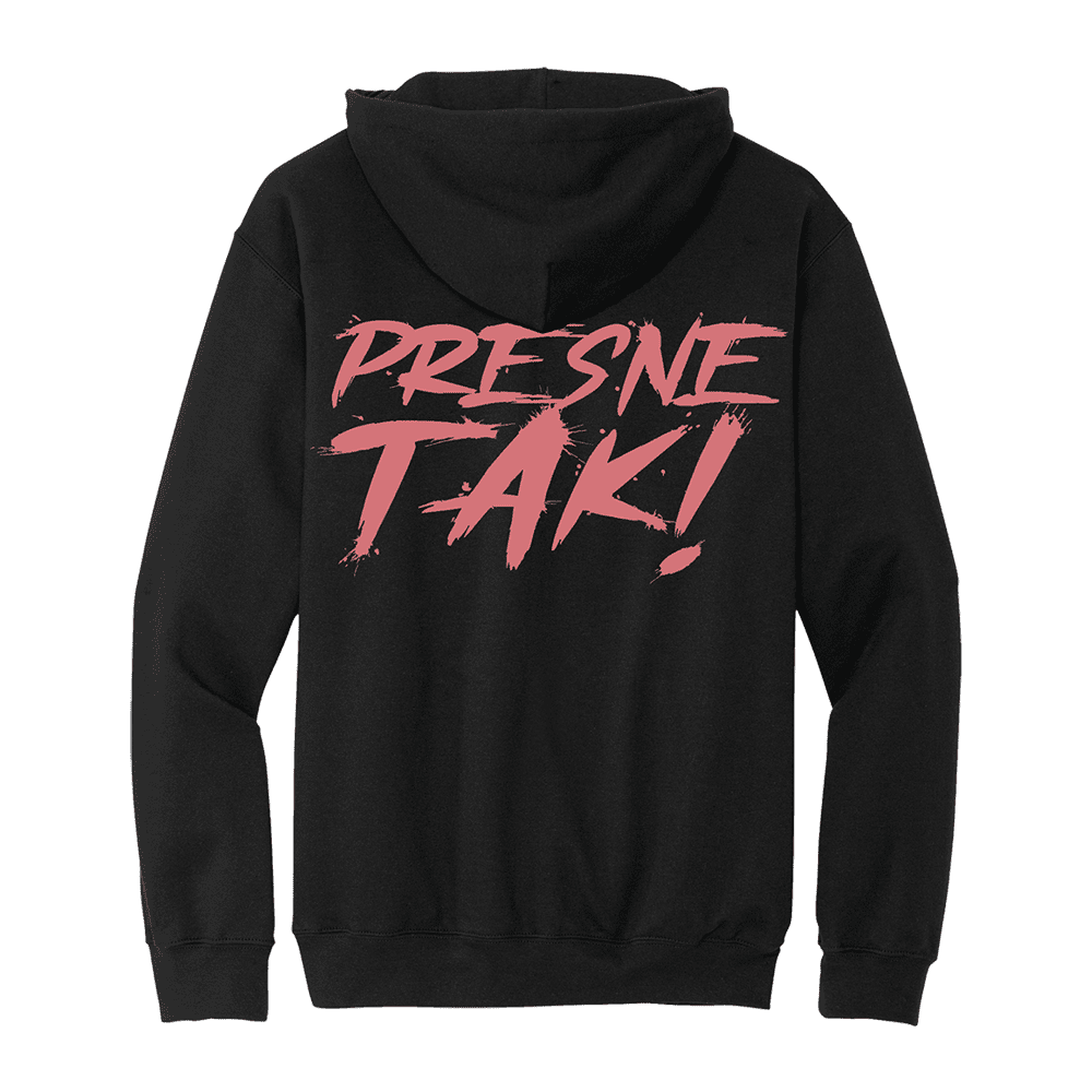Dany Moment mikina Presne tak! - pink print Čierna S