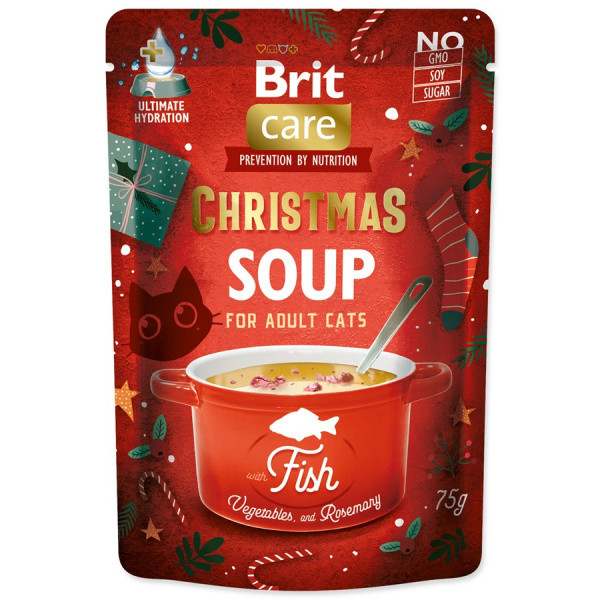 Brit Care cat kaps. Christmas 75 g rybacia polievka