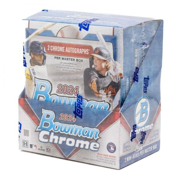 Topps 2024 Topps MLB Bowman Chrome Baseball Hobby Box