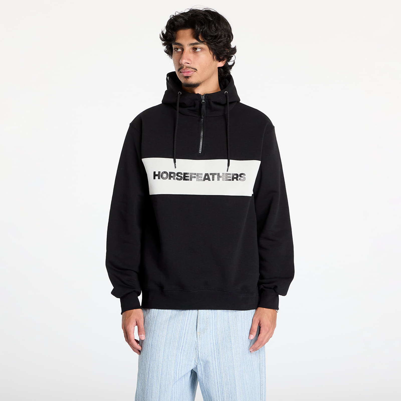 Mikina Horsefeathers Fulton Sweatshirt Black M