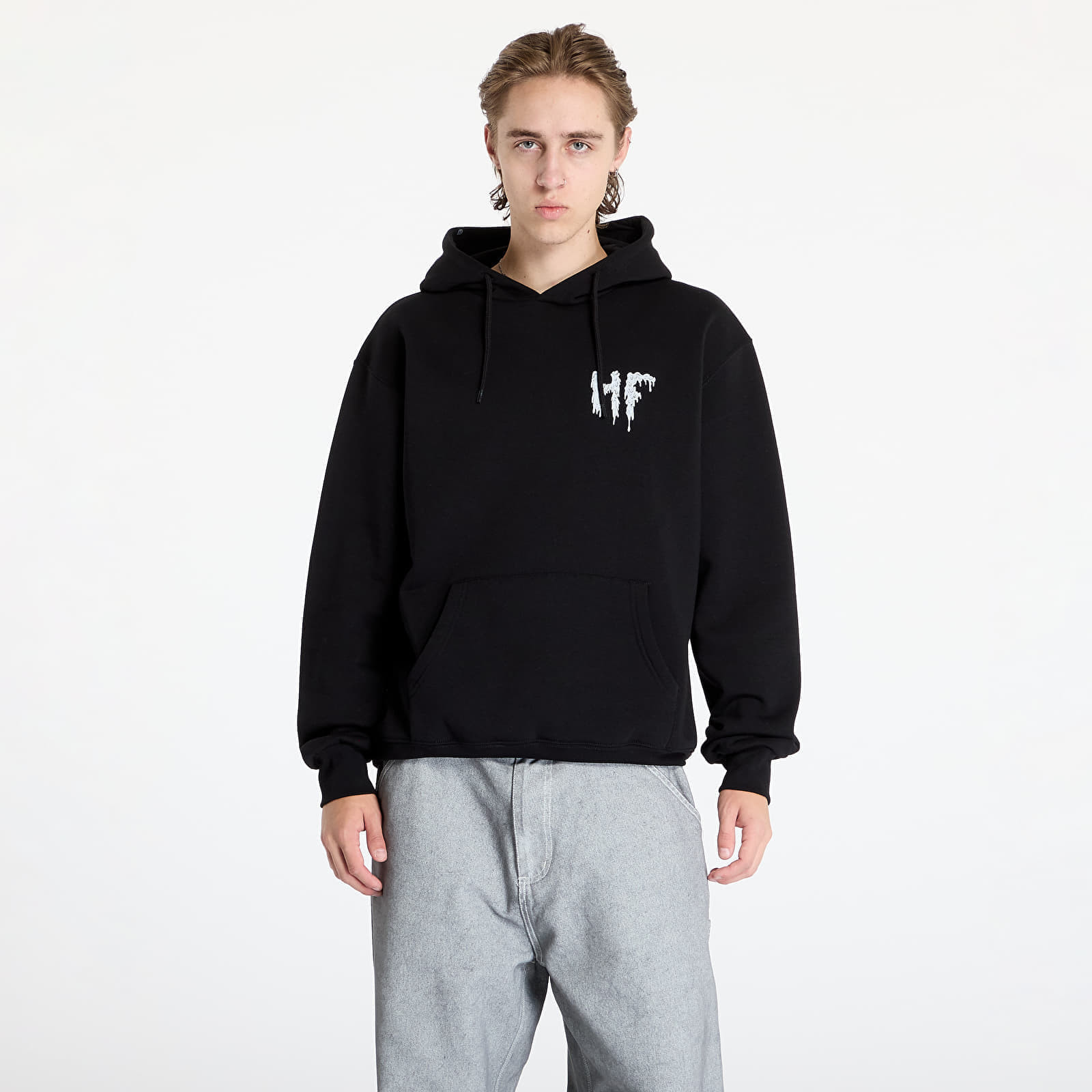 Mikina Horsefeathers Acid Bath Hoodie Black M