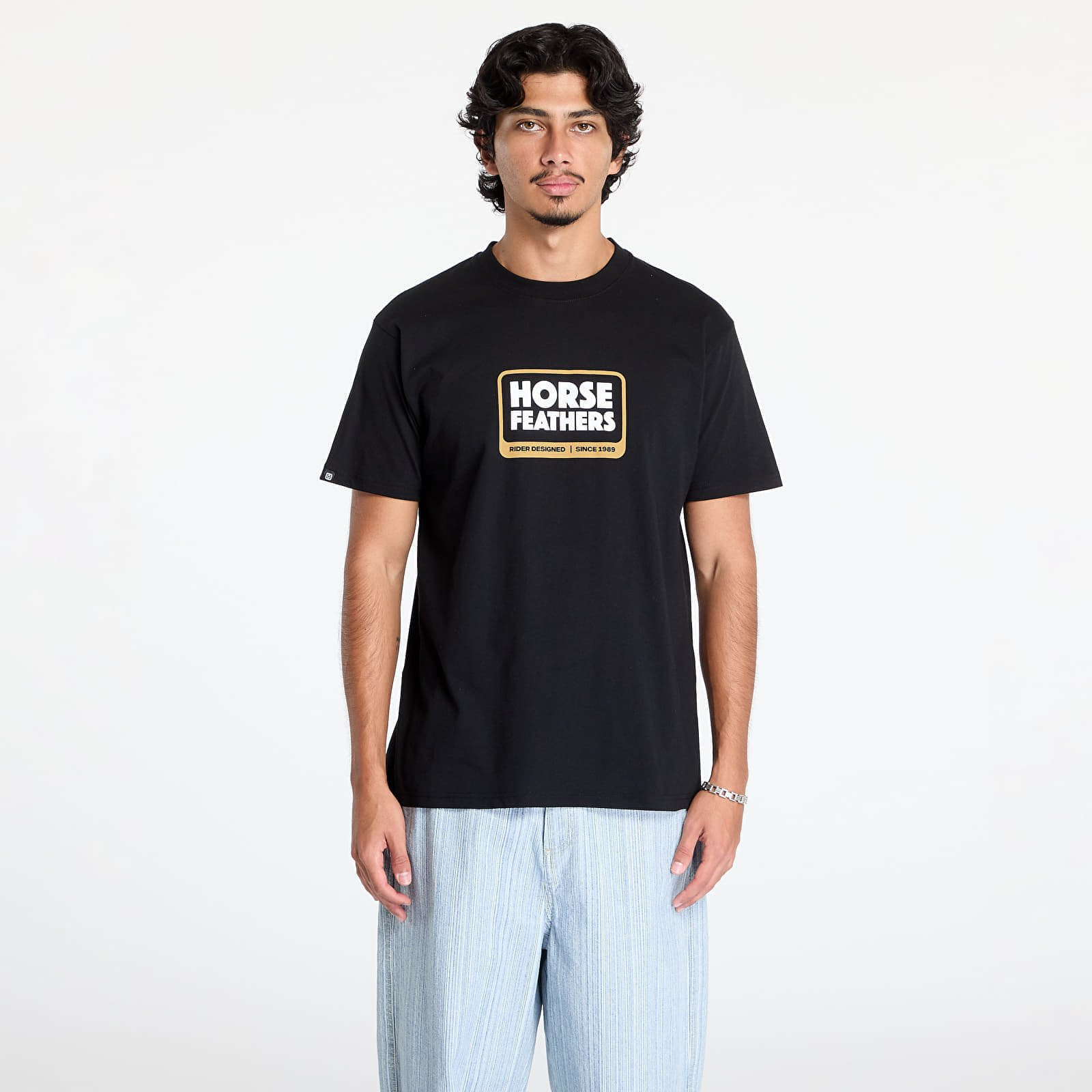Tričko Horsefeathers Millennium T-Shirt Black M