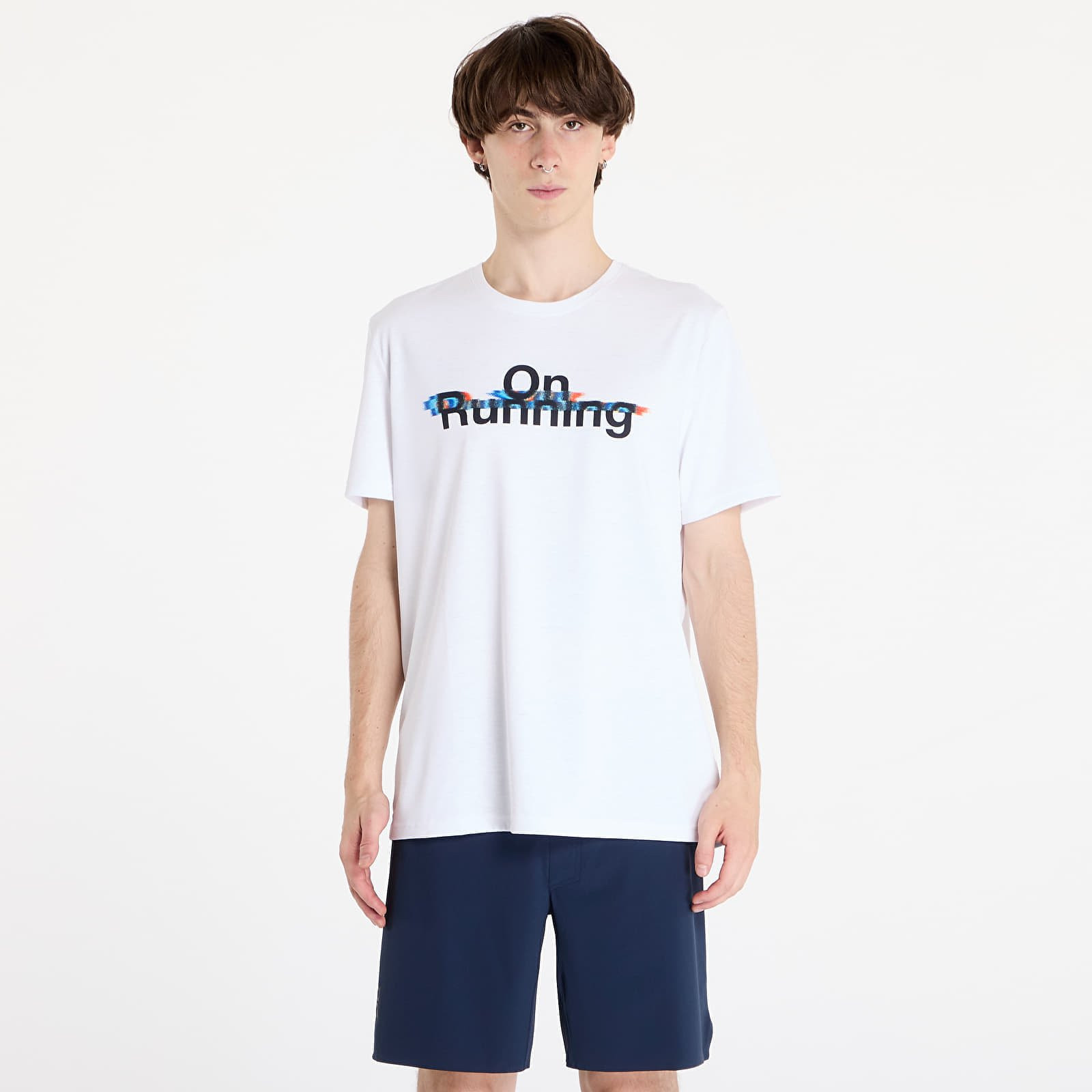 Tričko On On Run T-Shirt Graphic White M