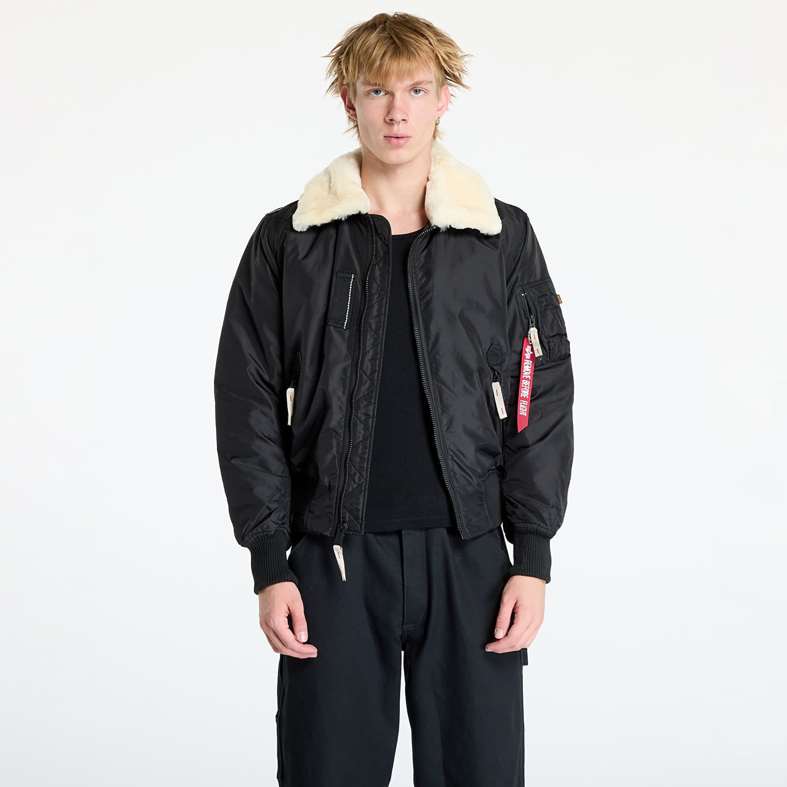 Bunda Alpha Industries Injector III Black/ Beige M