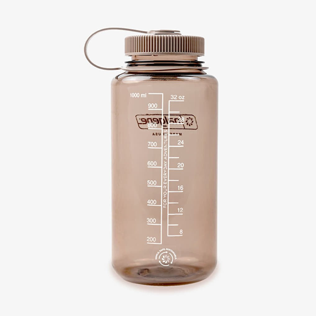 Nalgene 32oz Wide Mouth Sustain Water Bottle Mocha Universal