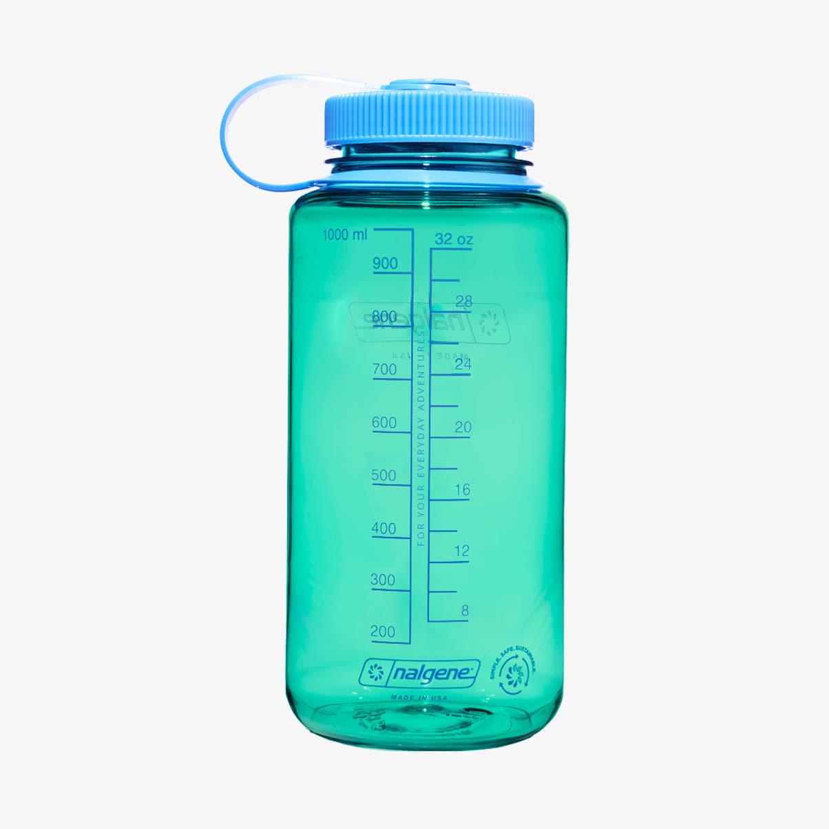 Nalgene 32oz Wide Mouth Sustain Water Bottle Pastel Green Universal