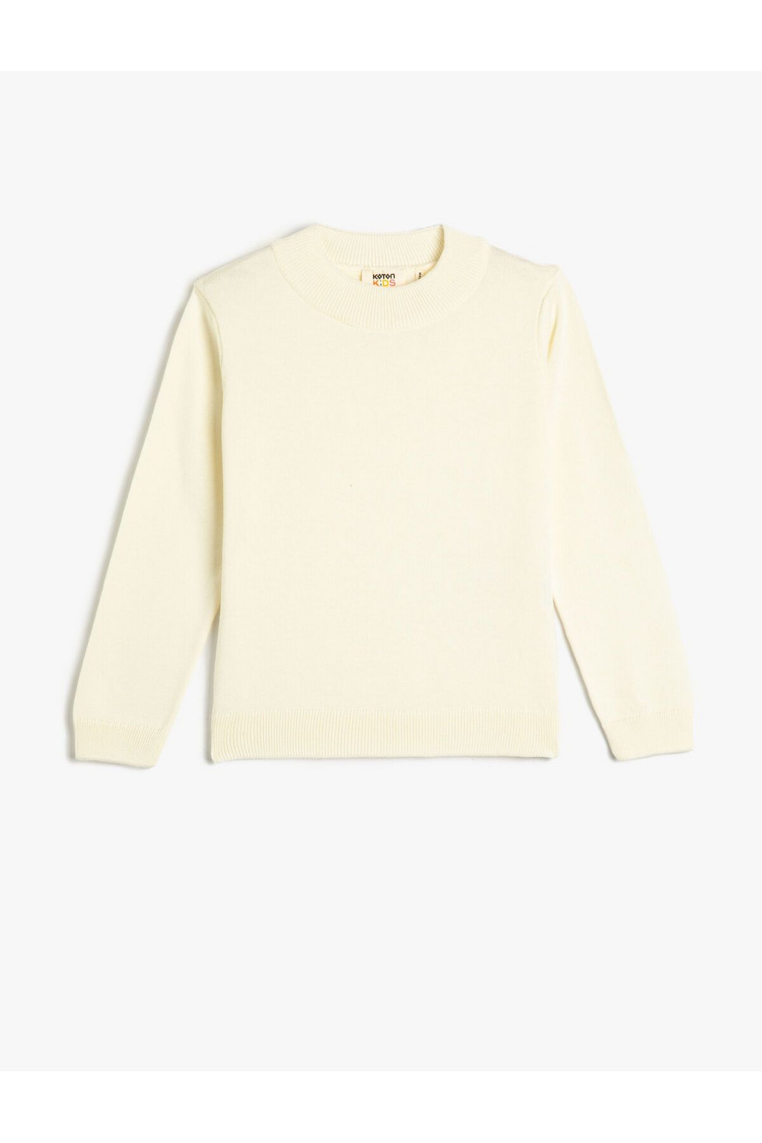 Koton Sweater Knitwear Basic Long Sleeve Half Stand Collar