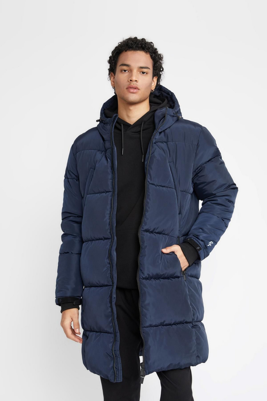 DEFACTO Fit Hooded Fleece Lined Puffer Jacket Parka