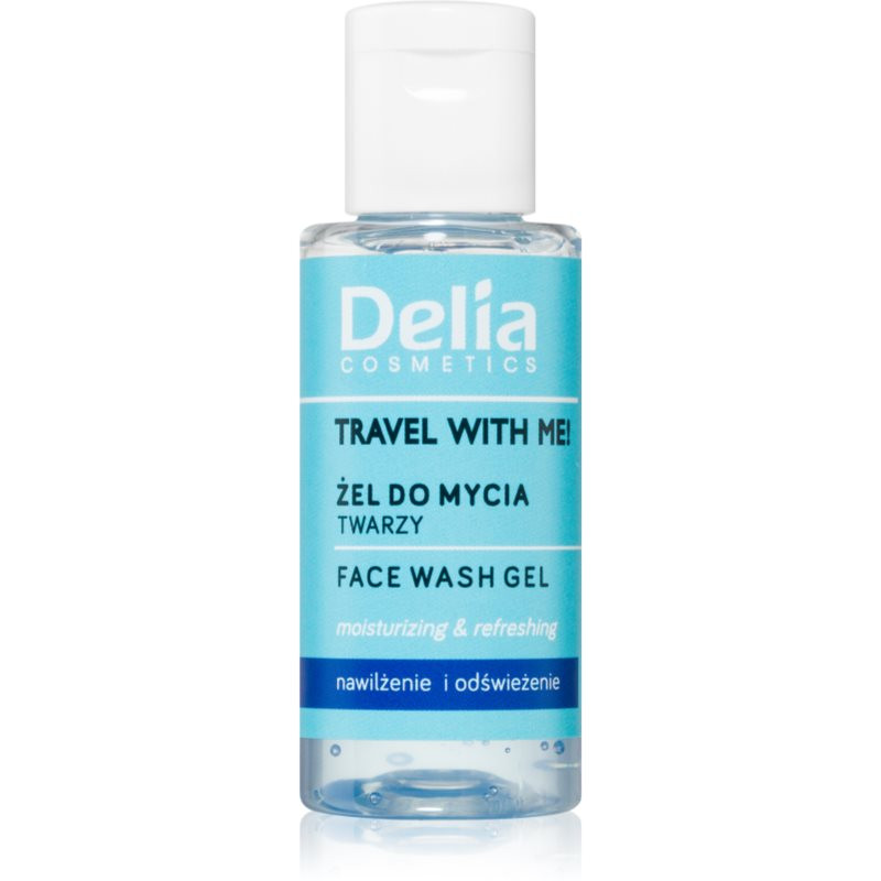 Delia Cosmetics Travel with me čistiaci gél na tvár 50 ml