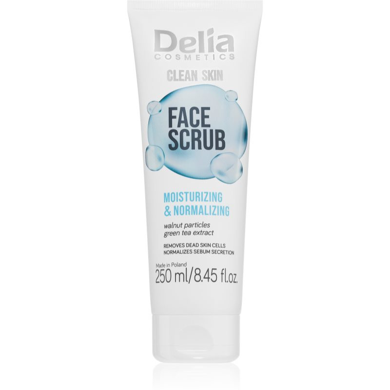 Delia Cosmetics Clean Skin hydratačný pleťový peeling 250 ml