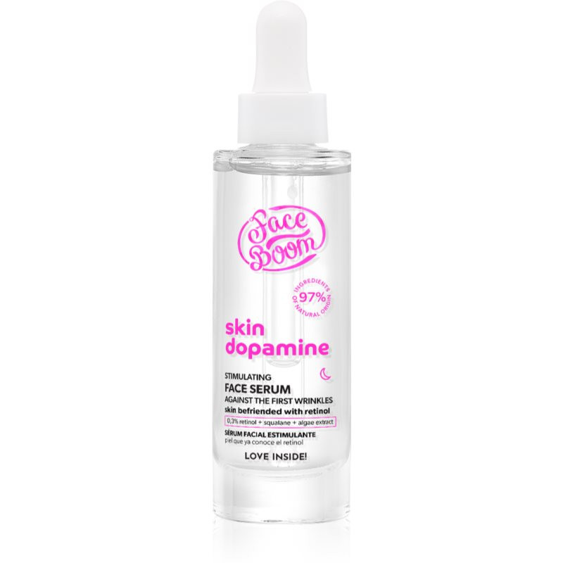 BodyBoom FaceBoom Skin Dopamine protivráskové retinolové sérum proti prvým známkam starnutia pleti 30 ml