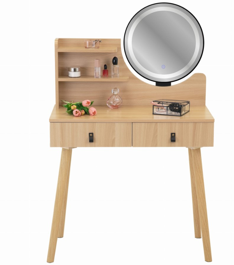 ArtJum Toaletný stolík SCANDI 2 béžová | CM-324305