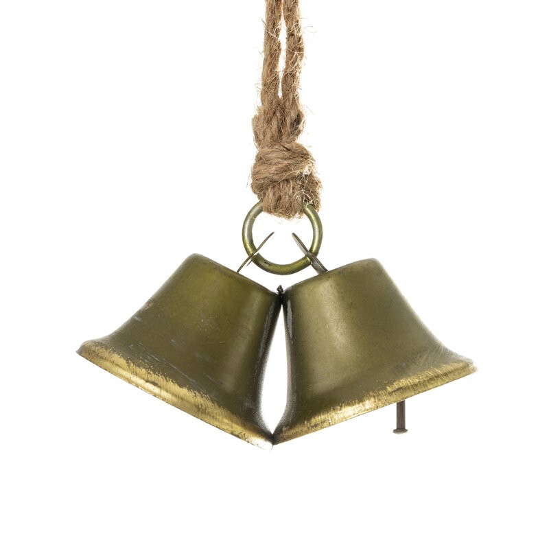 ArtFir Vianočná dekorácia 241 | zlatá 7 x 6 cm