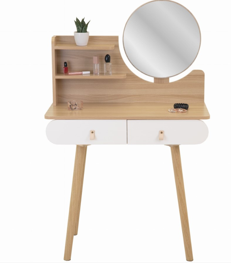 ArtJum Toaletný stolík SCANDI biela | CM-324282