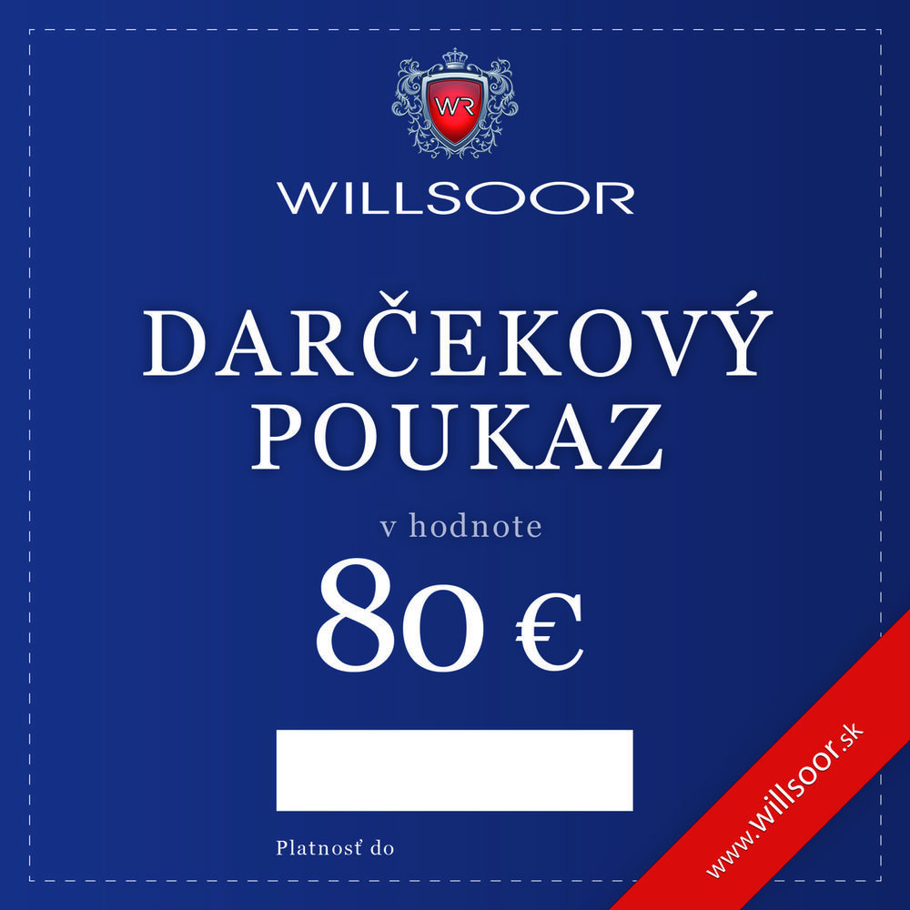 Poukážka darčeková elektronická na 80 EUR