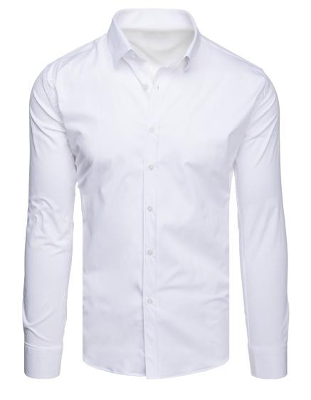 Pánska košeľa s dlhým rukávom biela
