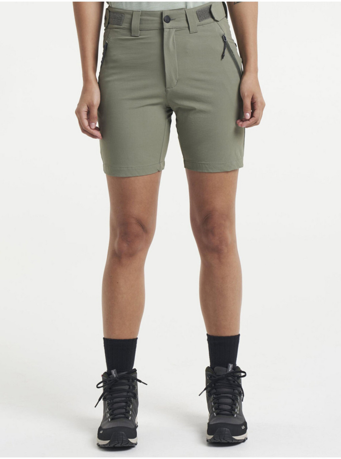 Dámske Outdoorové Šortky Tenson Txlite Adventure Shorts W Tmavo Zelené