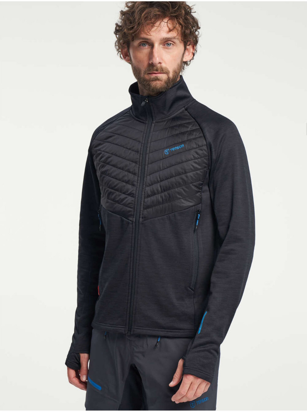 Pánska Funkčná Mikina Tenson Touring Midlayer M Čierna
