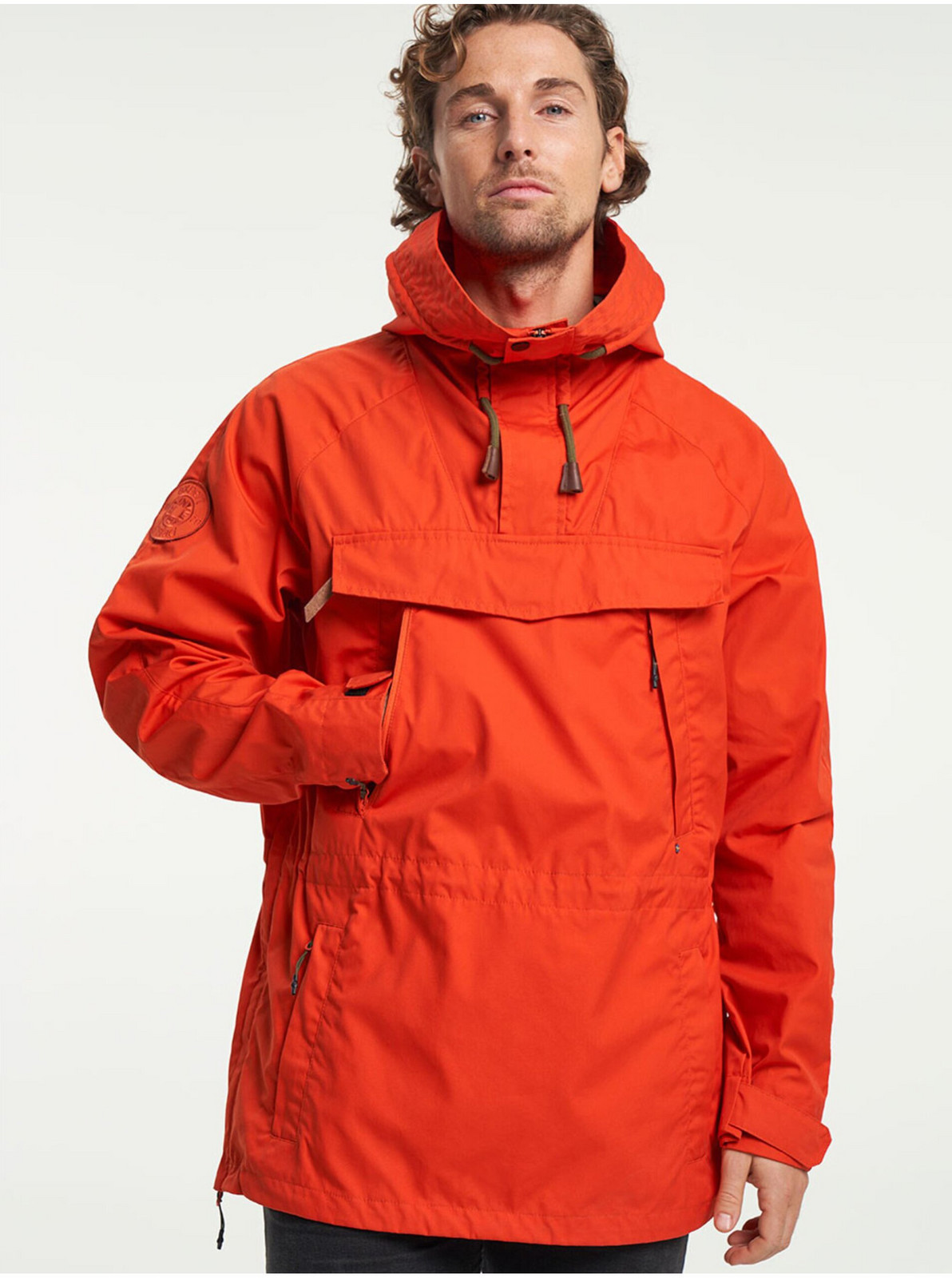 Unisex Lifestylový Anorak Tenson Mountain Anorak 55 Oranžový
