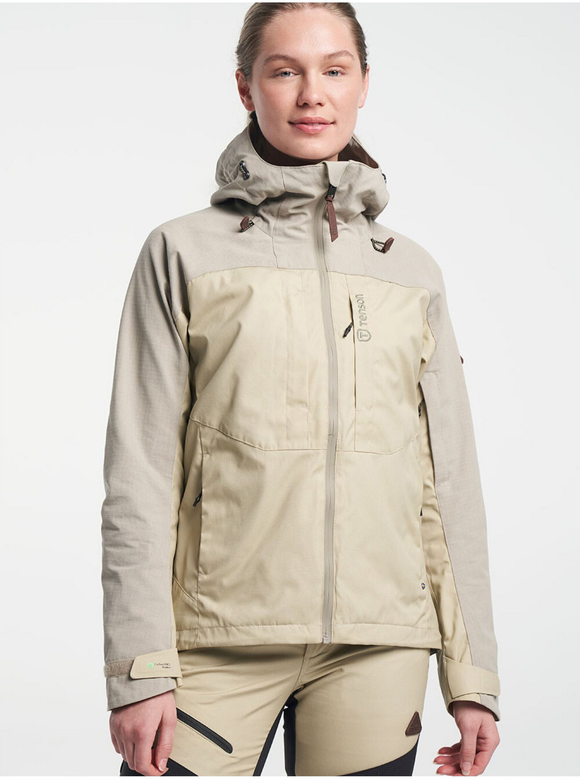 Dámska Outdoorová Bunda Tenson Himalaya Trekking Jacket W Svetlo Béžová