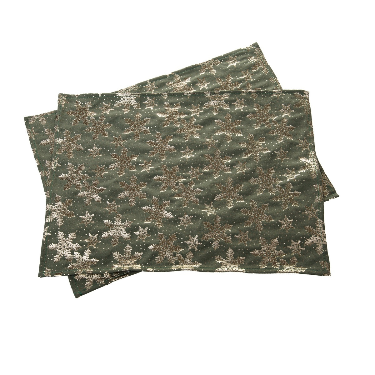 Vianočné prestieranie Golden Snowflakes, 32 x 45 cm