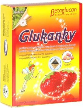 Glukánky – detské pastilky s príchuťou jahody