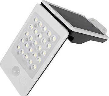 Aca Lighting LED solárne svietidlo ELISA so senzorom pohybu 2 W/200 lm/Li-Ion 3,7 V/1 mAh, biele