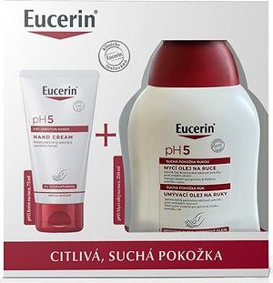 EUCERIN pH5 Krém na ruky a umývací olej na ruky 325 ml
