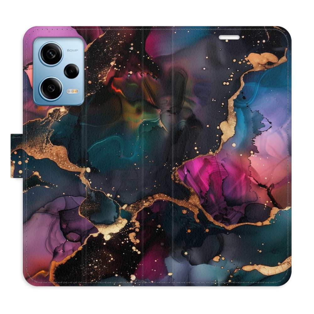 Flipové puzdro iSaprio - Dark Marble - Xiaomi Redmi Note 12 Pro 5G / Poco X5 Pro 5G