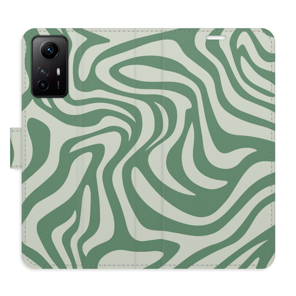 Flipové puzdro iSaprio - Zebra Green 02 - Xiaomi Redmi Note 12S