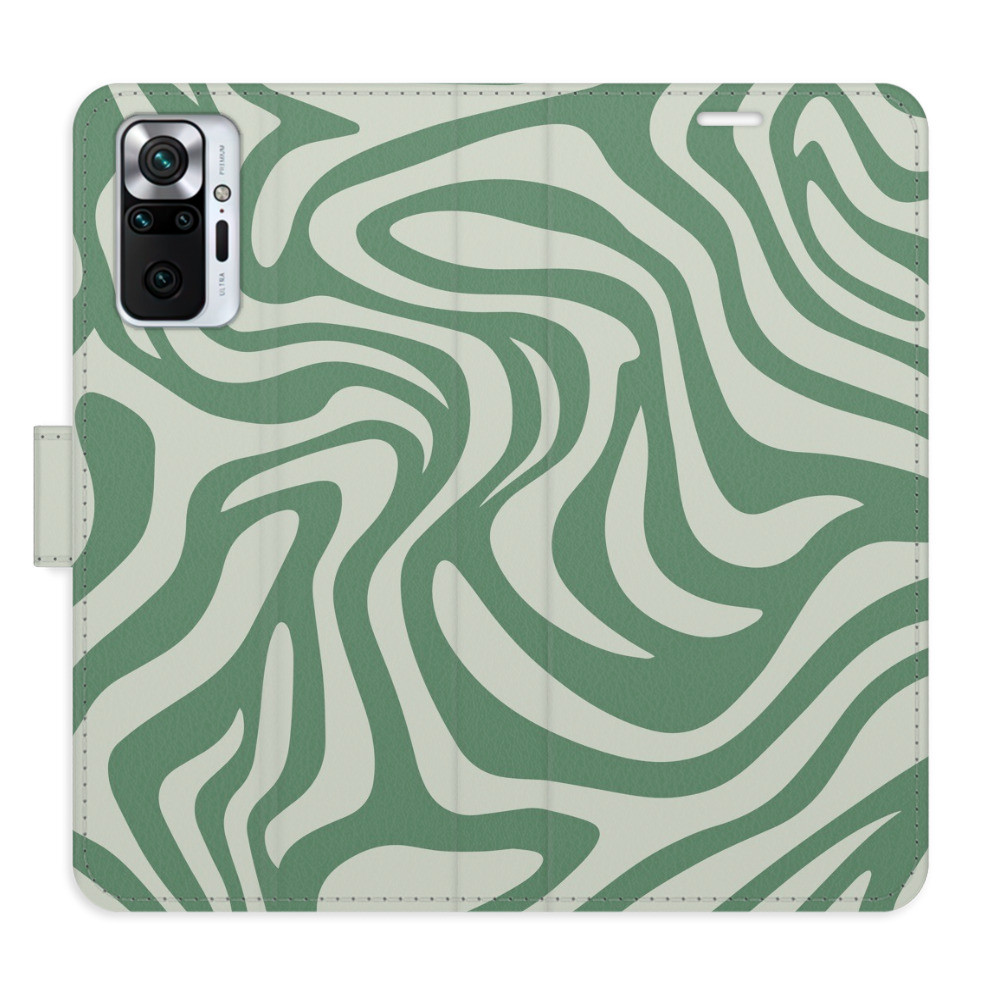 Flipové puzdro iSaprio - Zebra Green 02 - Xiaomi Redmi Note 10 Pro