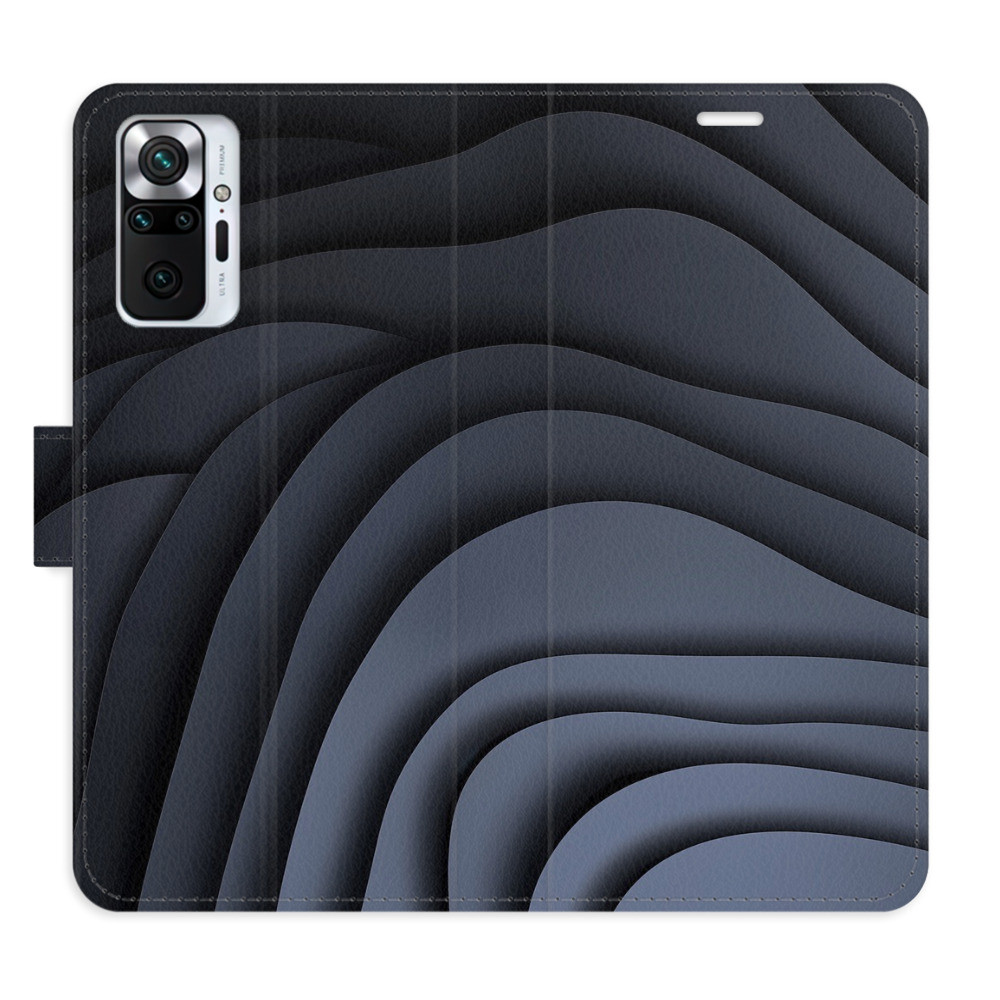 Flipové puzdro iSaprio - Dark Waves - Xiaomi Redmi Note 10 Pro