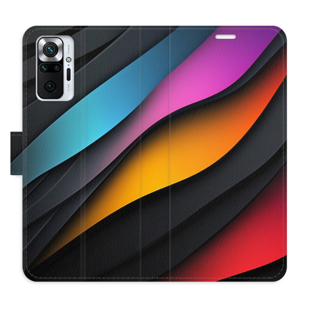 Flipové puzdro iSaprio - Color Waves - Xiaomi Redmi Note 10 Pro